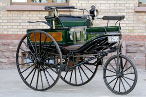 Auf Heimatbesuch: Der originale Benz Patent-Motorwagen aus dem 1888 ist als Leihgabe des Science Museum, London, ein temporäres Exponat im Automuseum Dr. Carl Benz, Ladenburg. ; Back home: The original Benz patent motor car of 1888, on loan by the Science Museum in London, as a temporary exhibit in the Dr. Carl Benz Automotive Museum in Ladenburg.;